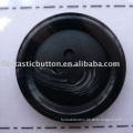 4holes black resin button